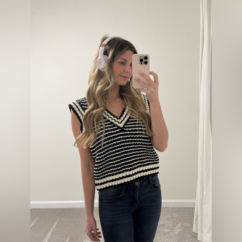 Altar’d State black/ivory sweater